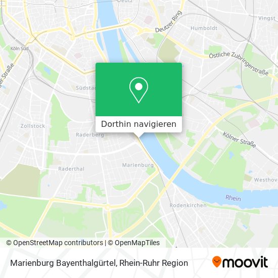 Marienburg Bayenthalgürtel Karte