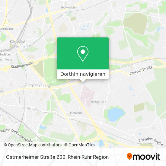 Ostmerheimer Straße 200 Karte