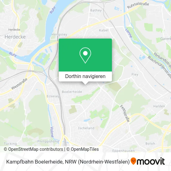 Kampfbahn Boelerheide Karte