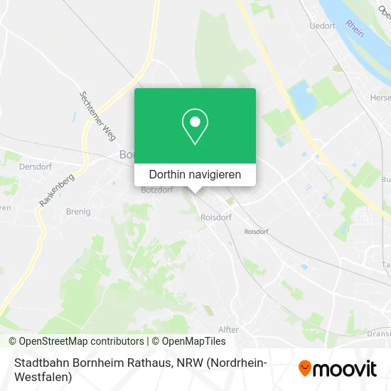 Stadtbahn Bornheim Rathaus Karte