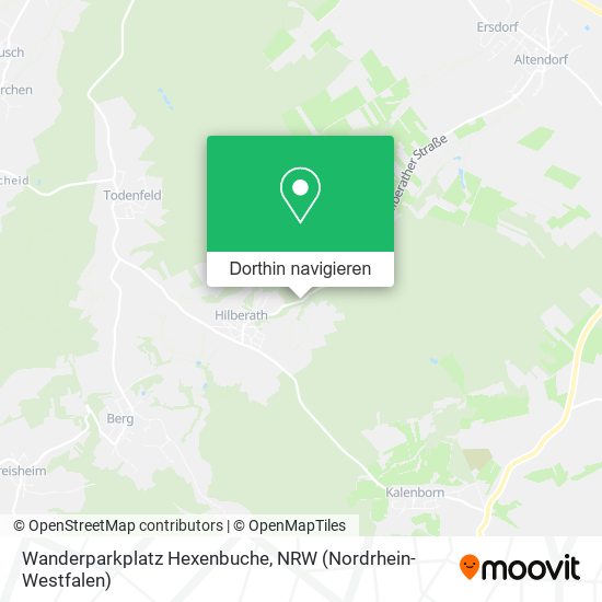 Wanderparkplatz Hexenbuche Karte