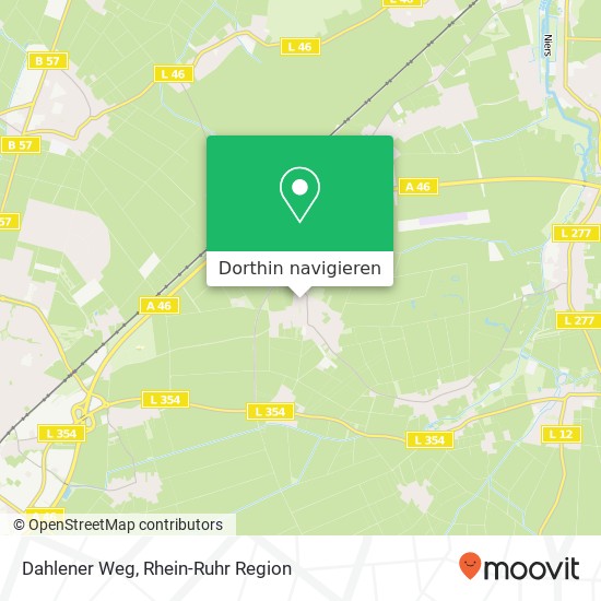 Dahlener Weg Karte