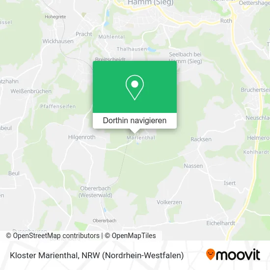 Kloster Marienthal Karte