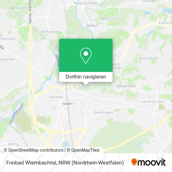 Freibad Wiembachtal Karte