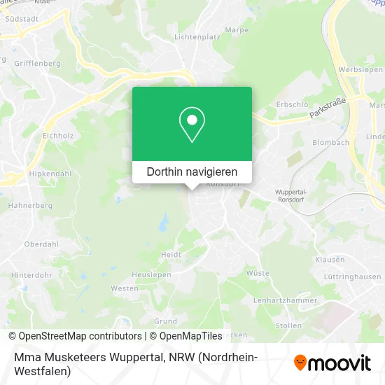 Mma Musketeers Wuppertal Karte