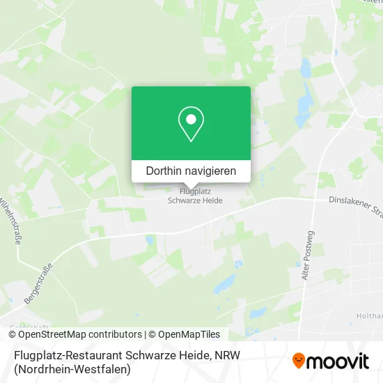 Flugplatz-Restaurant Schwarze Heide Karte