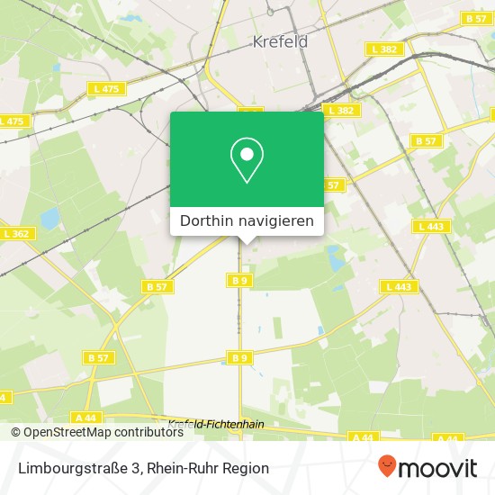 Limbourgstraße 3 Karte