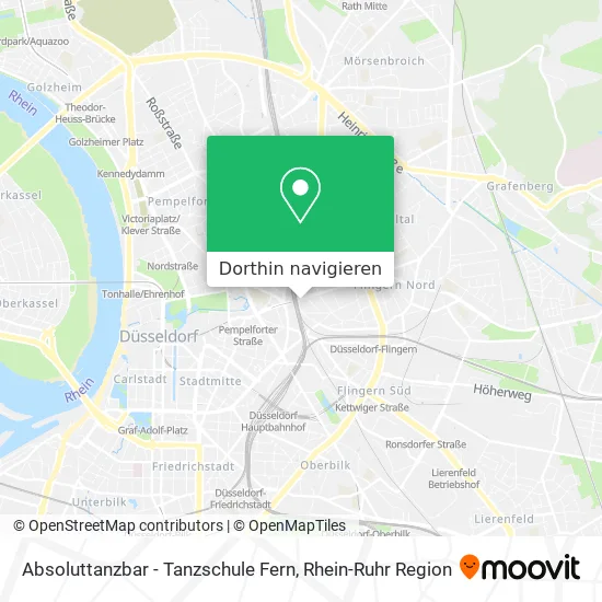 Absoluttanzbar - Tanzschule Fern Karte