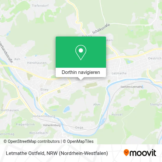 Letmathe Ostfeld Karte
