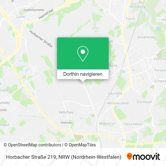 Horbacher Straße 219 Karte