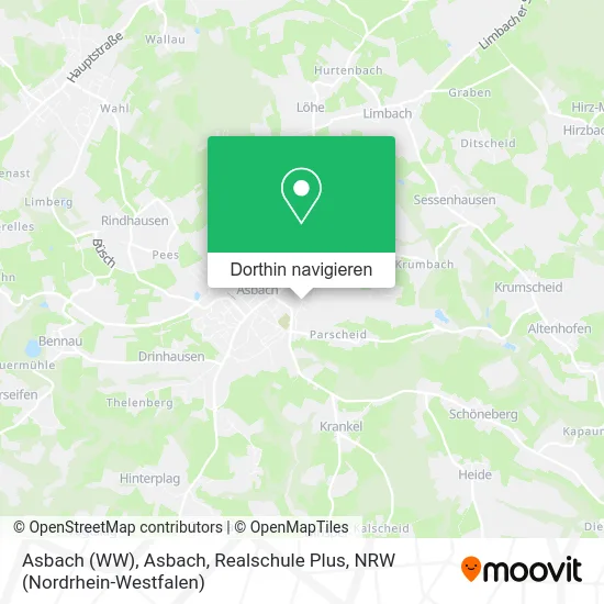 Asbach (WW), Asbach, Realschule Plus Karte