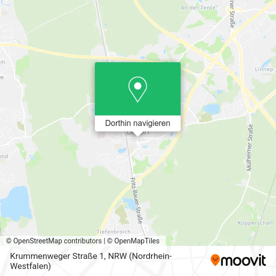 Krummenweger Straße 1 Karte