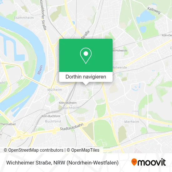 Wichheimer Straße Karte