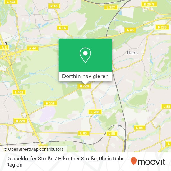 Düsseldorfer Straße / Erkrather Straße Karte