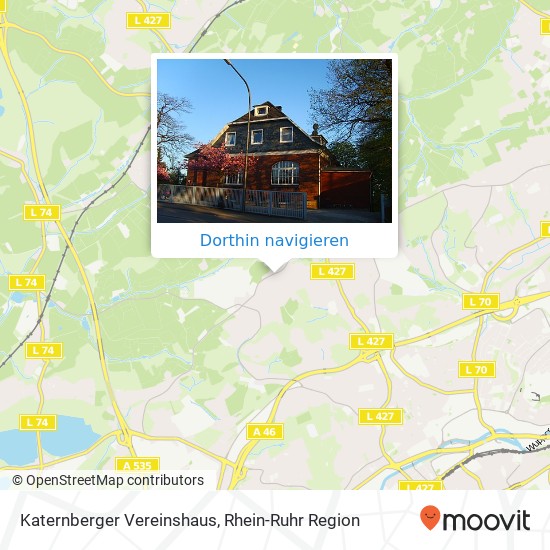 Katernberger Vereinshaus Karte