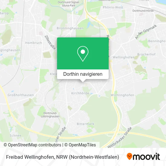 Freibad Wellinghofen Karte