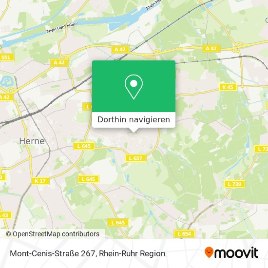 Mont-Cenis-Straße 267 Karte