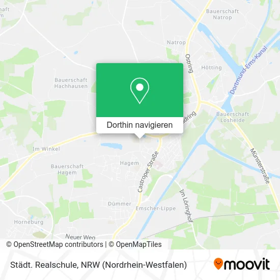 Städt. Realschule Karte