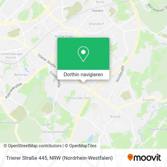 Trierer Straße 445 Karte
