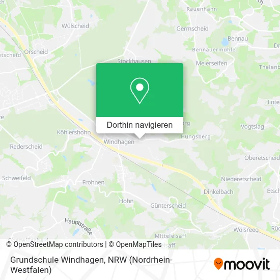 Grundschule Windhagen Karte