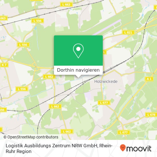 Logistik Ausbildungs Zentrum NRW GmbH Karte