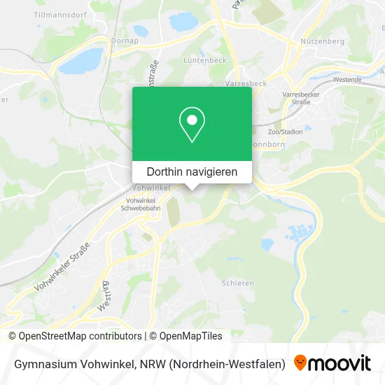 Gymnasium Vohwinkel Karte