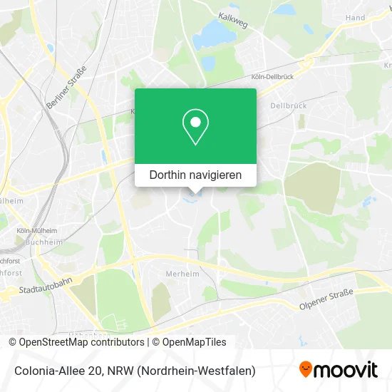 Colonia-Allee 20 Karte