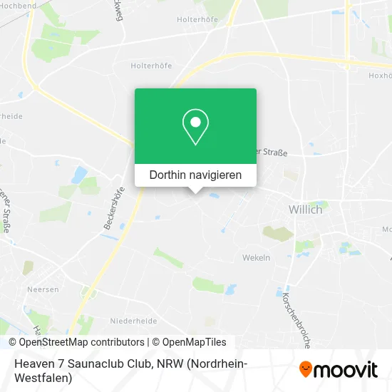 Heaven 7 Saunaclub Club Karte