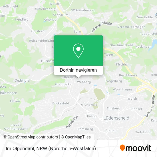 Im Olpendahl Karte