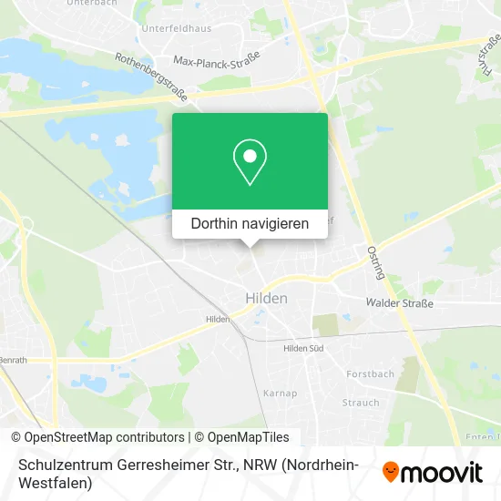 Schulzentrum Gerresheimer Str. Karte