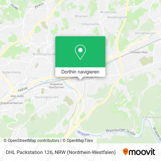 DHL Packstation 126 Karte