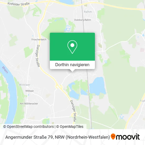 Angermunder Straße 79 Karte