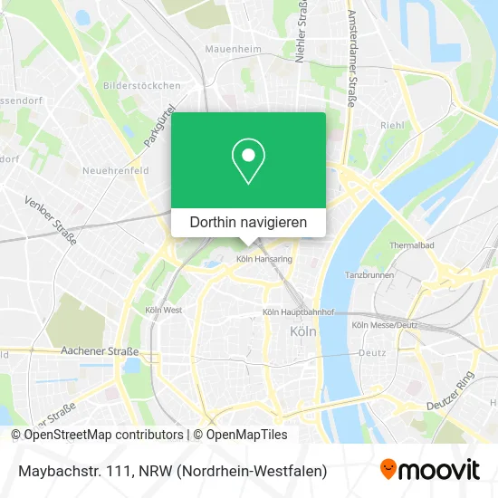 Maybachstr. 111 Karte