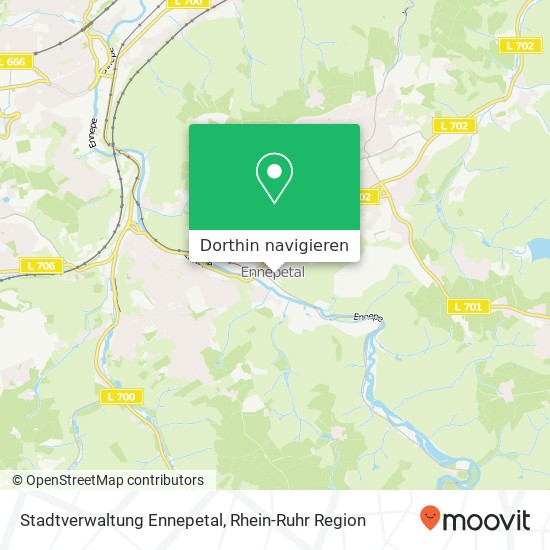 Stadtverwaltung Ennepetal Karte