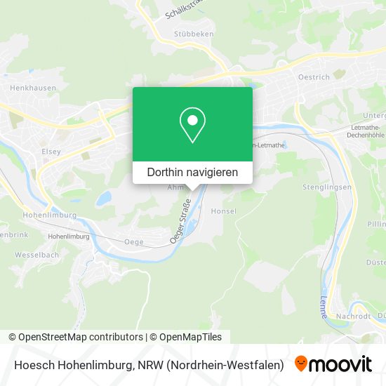 Hoesch Hohenlimburg Karte