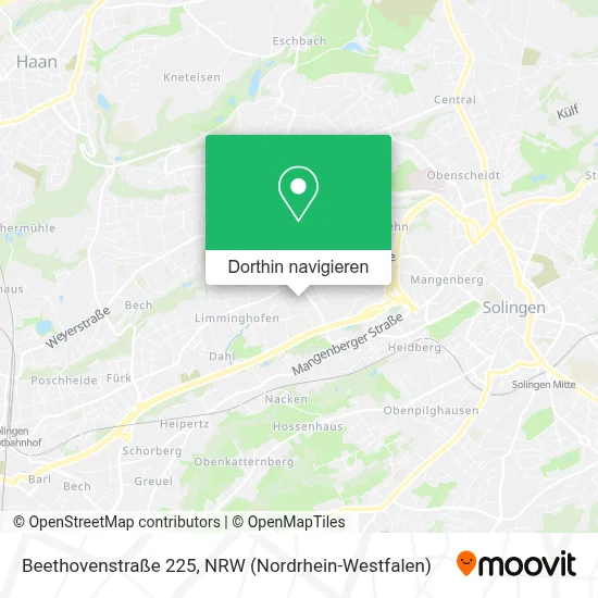 Beethovenstraße 225 Karte