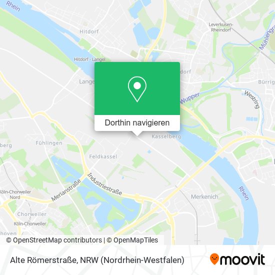 Alte Römerstraße Karte