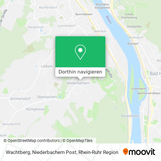 Wachtberg, Niederbachem Post Karte