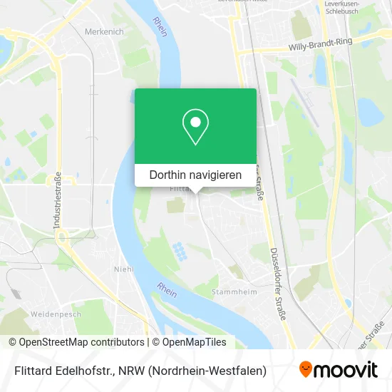 Flittard Edelhofstr. Karte