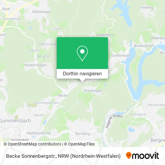 Becke Sonnenbergstr. Karte