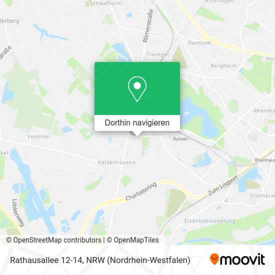 Rathausallee 12-14 Karte
