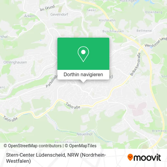 Stern-Center Lüdenscheid Karte