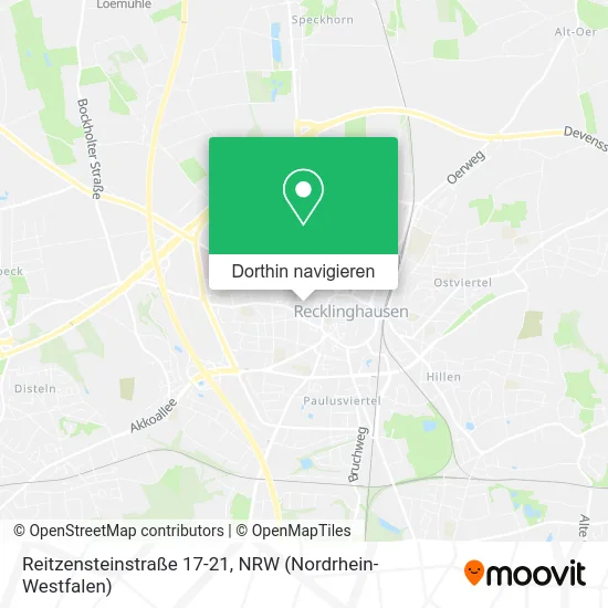 Reitzensteinstraße 17-21 Karte