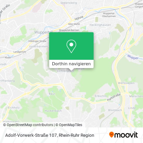 Adolf-Vorwerk-Straße 107 Karte