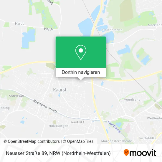 Neusser Straße 89 Karte