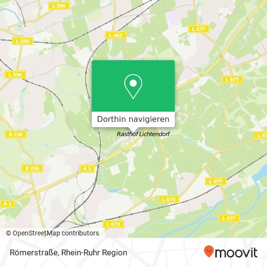 Römerstraße Karte