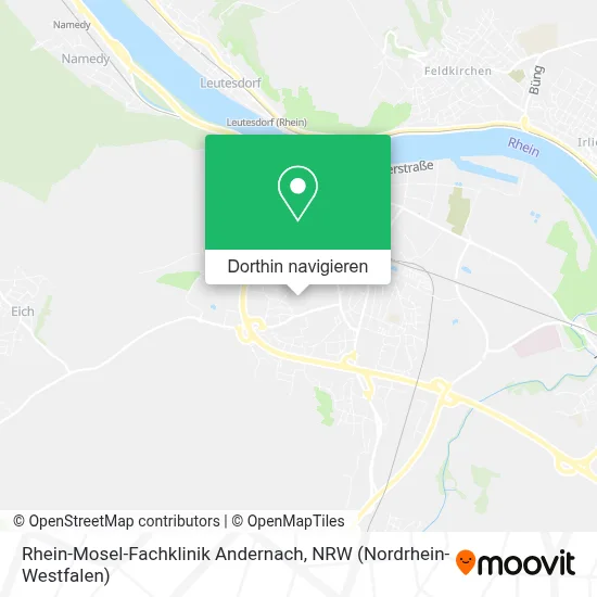 Rhein-Mosel-Fachklinik Andernach Karte