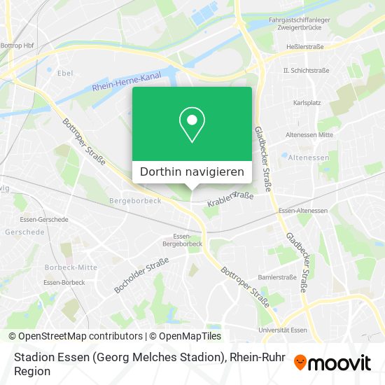 Stadion Essen (Georg Melches Stadion) Karte