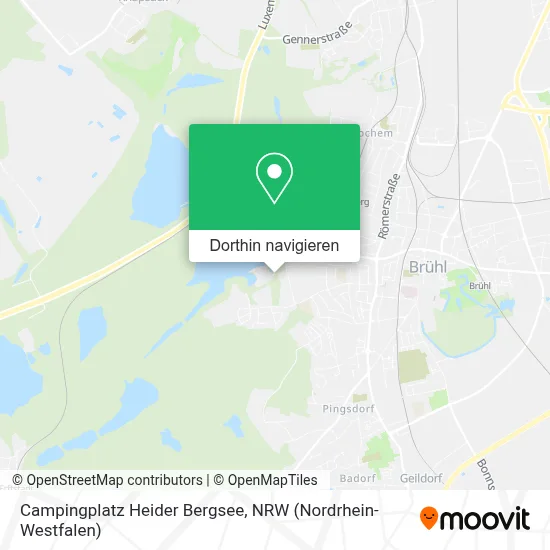 Campingplatz Heider Bergsee Karte