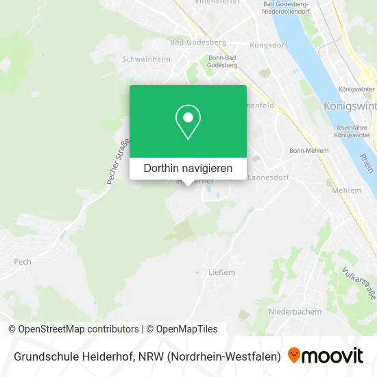 Grundschule Heiderhof Karte